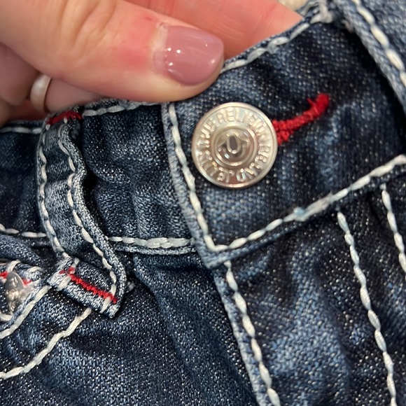 True Religion Jeans Toddler 2 2T White Stitching - Picture 8 of 8